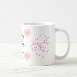 Tasse und Aufnahmen zum Muttertag