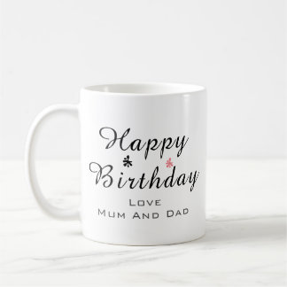 Tasse und Becher zum Geburtstag