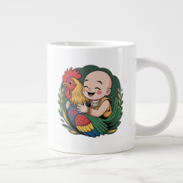 Tasse und Cups | Chloe Baby hugs the Rooster
