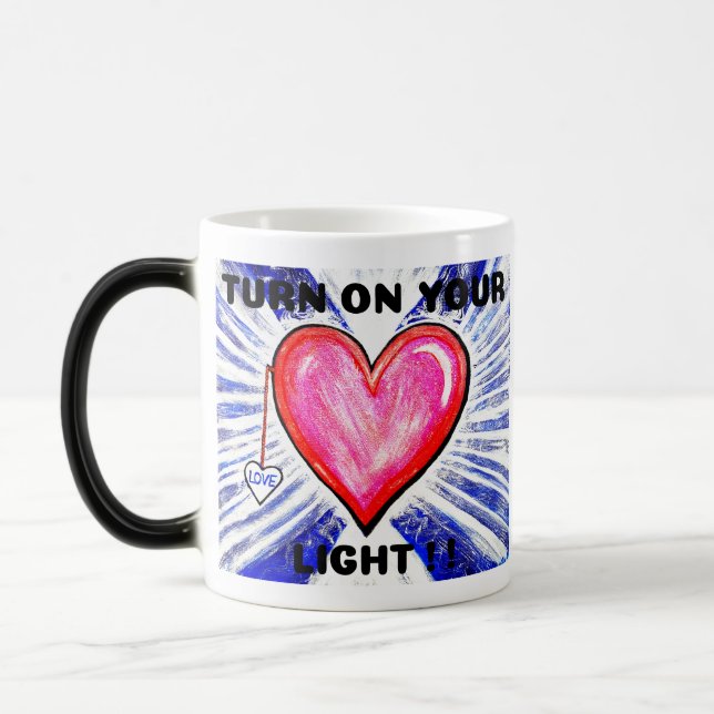 Tasse und Cups des Herzlichts (Links)