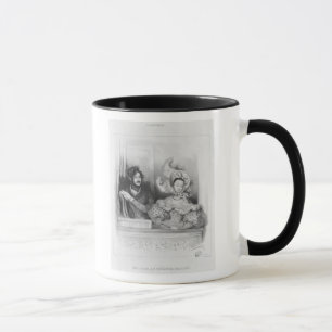 Tasse Une boîte au théâtre Italien, gravé par Frey