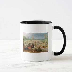 Tasse Une cavalerie luttent
