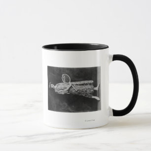 Tasse Une femme avec une raquette de tennis photo
