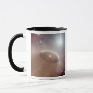 Tasse Une O-étoile juste derrière une jeune, plus