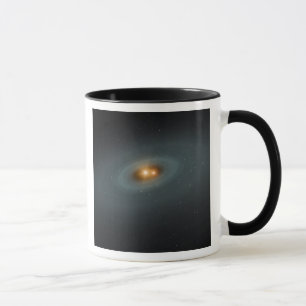 Tasse Une paire d'étoiles serrée et un disque environnan