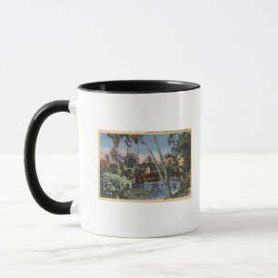Tasse Une retraite louche en parc d'écho