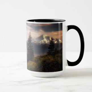 Tasse Une vue préférée de Mt. Shasta et butte noire