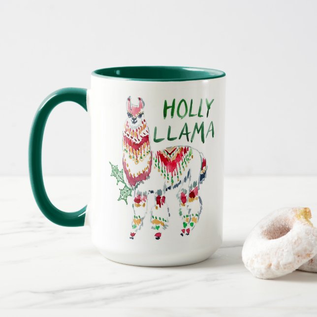 Tasse Vacances de Boho de LAMA de HOUX (Avec donut)