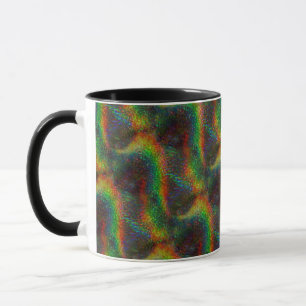 Tasse Vague olographe brillante de parties scintillantes