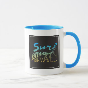 Tasse Vagues de cavalier de surf grandes