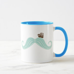 Tasse Vagues de moustache