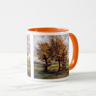 Tasse Van Gogh - Paysage d'automne avec quatre arbres