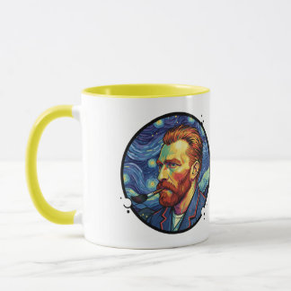 Tasse Van Gogh-Porträt Sternennacht Einzigartiges