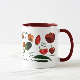 Tasse Variétés de poivre de piment