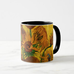 Tasse Vase de fleurs avec 15 tournesols Vincent van Gogh