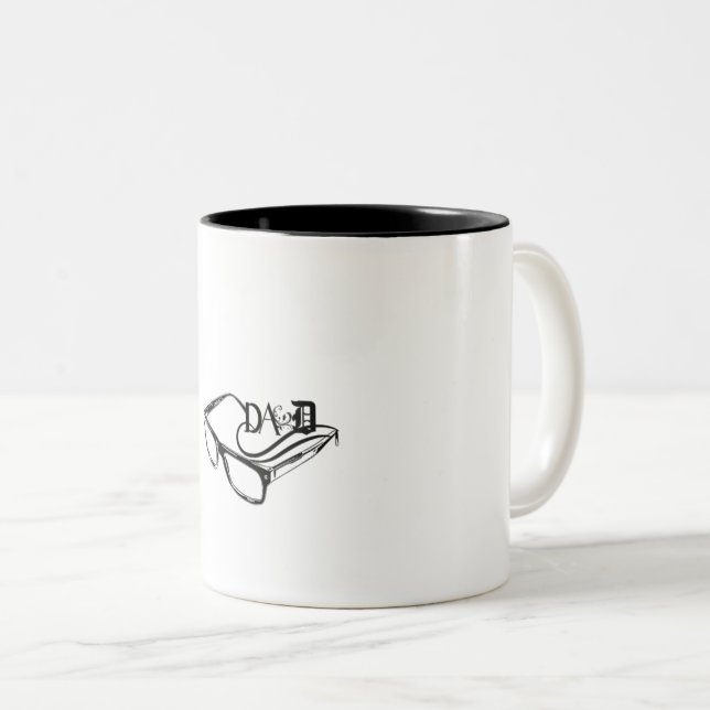 Tasse "Vater" optische Illusion Tasse - Eine beson (VorderseiteRechts)