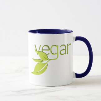 Tasse Végétalien feuillu