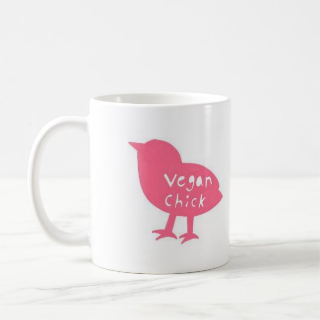 Tasse végétalienne de poussin (Gauche)