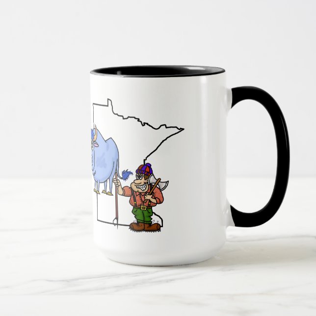 Tasse Ver de Homeboy du Minnesota de Paul Bunyan (Droite)