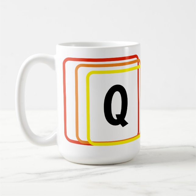 Tasse - vereinfachende geometrische Formen und ers (Links)