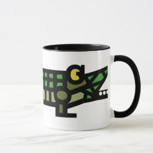 Tasse "véritable" d'alligator