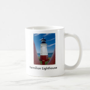 Tasse vermillonne de phare