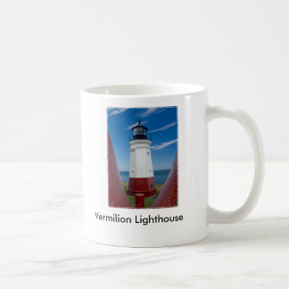 Tasse vermillonne de phare