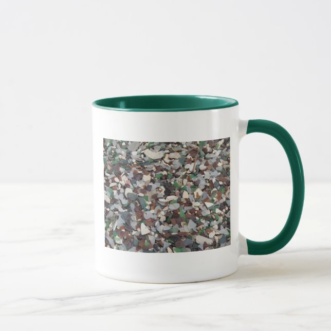Tasse Verre de mer à la plage en verre - Bermudes (Droite)