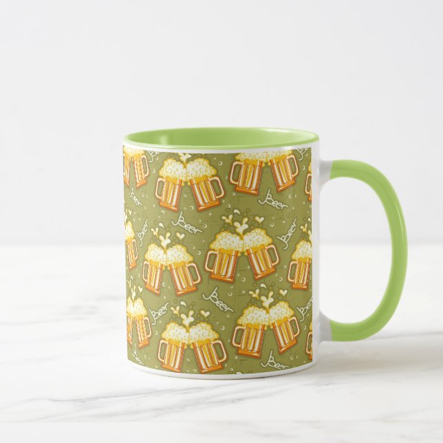 Tasse Verres de motif de bière (Droite)
