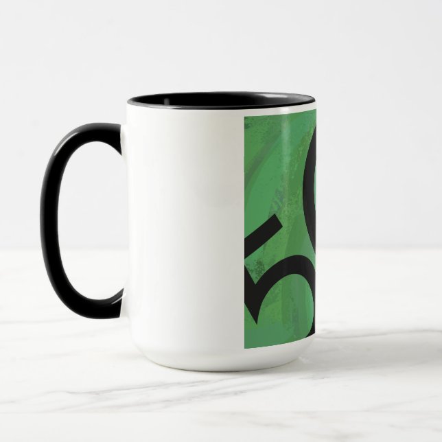 Tasse Vert 50 Décennie Anniversaire (Gauche)