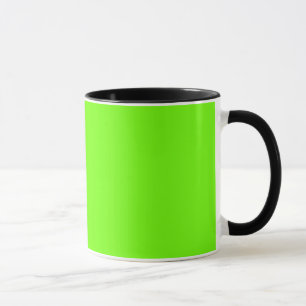 Tasse Vert néon fluorescent brillant