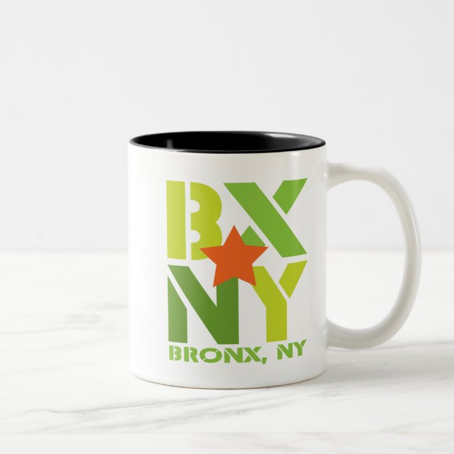 Tasse verte de BX Bronx (Droit)