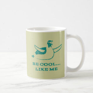 Tasse verte de pingouin