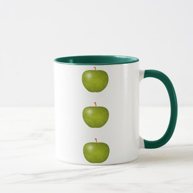 Tasse VERTE de POMMES (Droite)