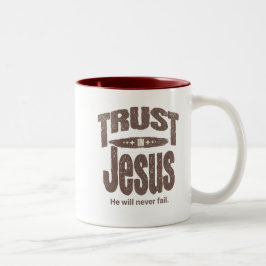 Tasse 'Vertraue Jesus'