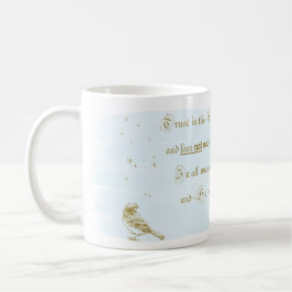 Tasse Vertrauen in die Lord Sprichs-Bibelkalligrap
