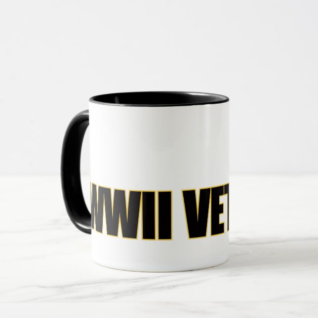 Tasse Vétéran de 2ÈME GUERRE MONDIALE (Devant gauche)