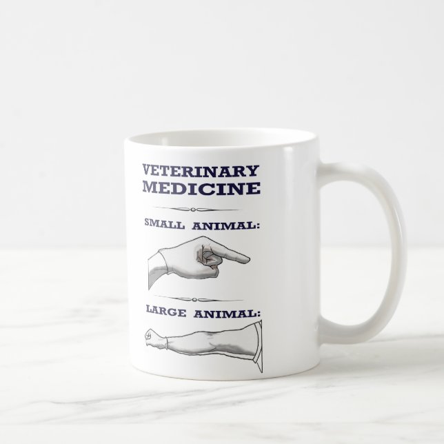Tasse vétérinaire grande contre la petite pratique (Droite)