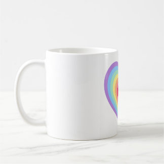 Tasse vibrante en forme de cœur