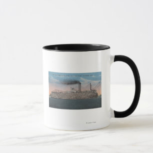 Tasse Vicksburg, milliseconde - vue de bateau avec du