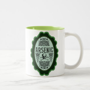 Tasse victorienne de poison - arsenic