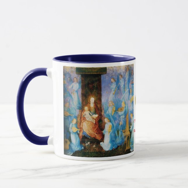 TASSE VIERGE AVEC ENFANT - CONCERT D'ANGES (Gauche)