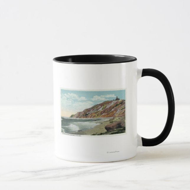 Tasse Vignoble de Martha, Gay Head Cliffs View (Droite)