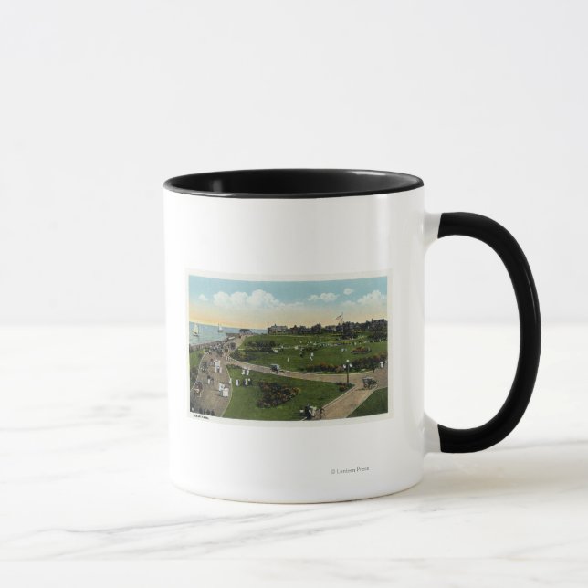 Tasse Vignoble de Martha, vue aérienne d'Ocean Park (Droite)