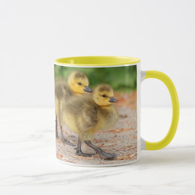 Tasse Vigueur sur la parade : Goélands d'oies du Canada (Droite)