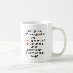 Tasse vilaine de tasse de vacances de Noël drôle