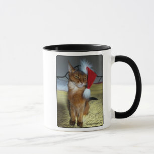 Tasse vilaine ou intéressante de Père Noël Kitty
