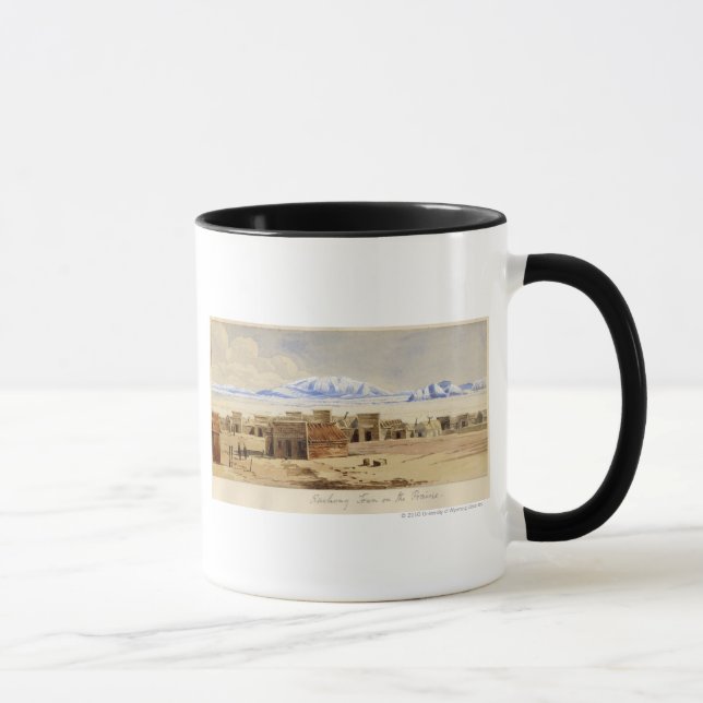 Tasse Ville ferroviaire sur la prairie (Droite)