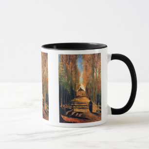 Tasse Vincent Van Gogh - Allée de peupliers en automne