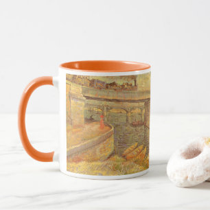 Tasse Vincent van Gogh Ponts de l'autre côté de la Seine